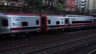 MTA Metro North: Stamford Bound Train Of M8's Passing 97 Street Portal
