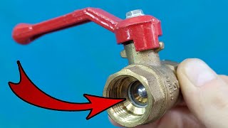 THE NEW function of the BALL valve that no one knows about is a great idea with your own hands