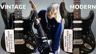 Vintage vs Modern Vandalism Stratocaster | Is There a Sound Difference? | Nirvana Guitar Shootout 6