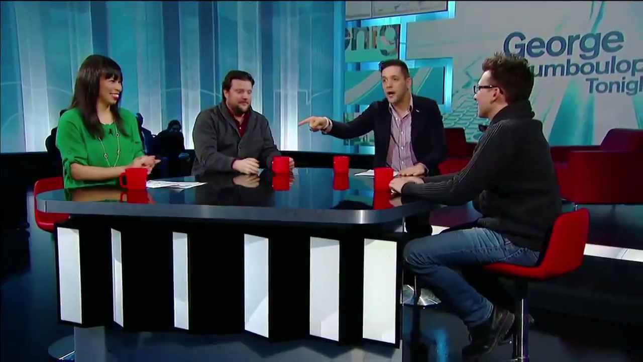 The Panel: Pay Chen, Ron Pederson, Mark Forward on George Stroumboulopoulos Tonight (1/14/14)