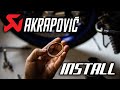 2020 Yamaha R1 Akrapovic Installation