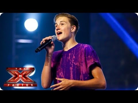 Giles Potter sings Reet Petite by Jackie Wilson -- Arena Auditions Week 4 -- The X Factor 2013