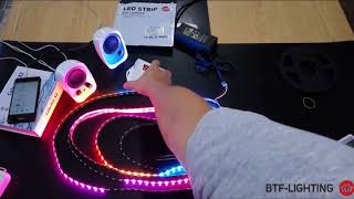 Famous BTF-LIGHTING Tutorial: X2 music controller can feel the music wihtout the 3.5mm music input port. Wealth