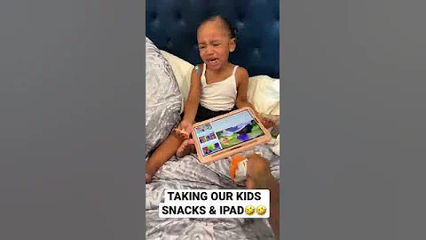 Taking our kids snacks & iPad to see their reaction🤣 #shorts