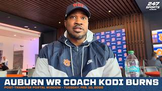 Auburn WR Coach Kodi Burns - Post-Transfer Portal