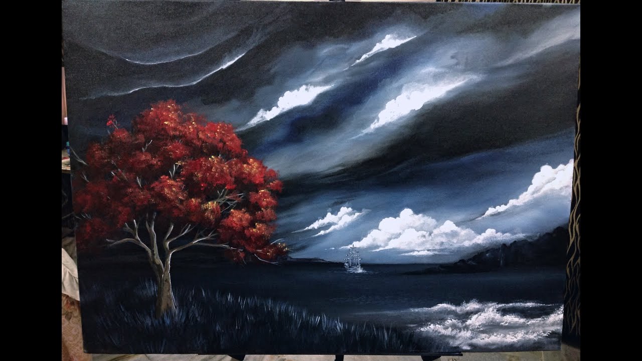 acrylic painting by Aveline French 