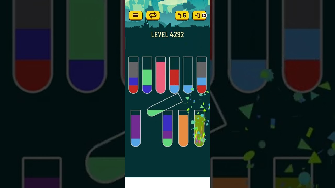 water sort puzzle - level 4292
