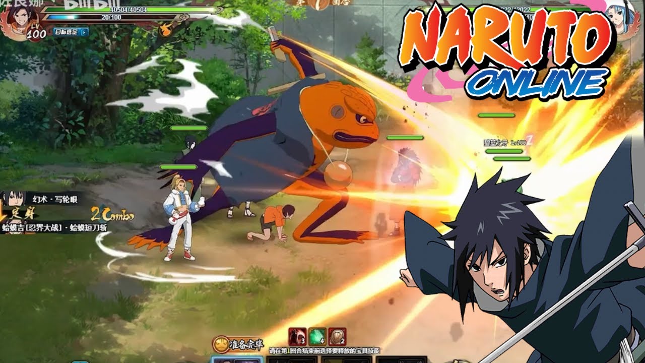 Naruto Online - Izuna Uchiha and Gamakichi [GNW] Perfect Team Up