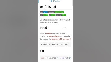 onFinished npm package #npm #node #package #youtube #json #js #tutorials #javascript  #shorts