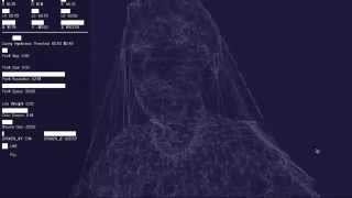 Kinect x openFrameworks x Delaunay ver.1