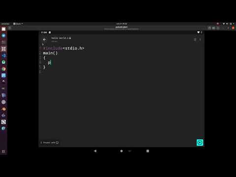 How to write a C programing for "hello world" By using decoder in Ubuntu