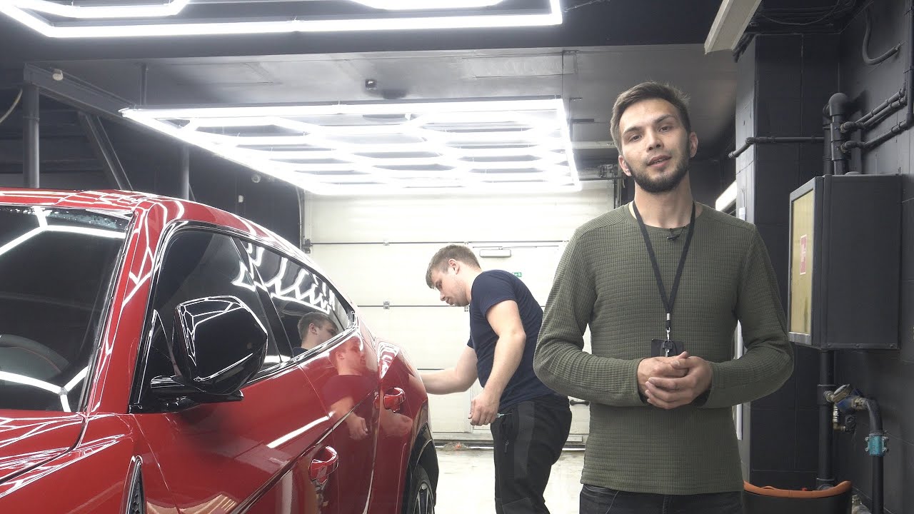 Оклейка броней авто