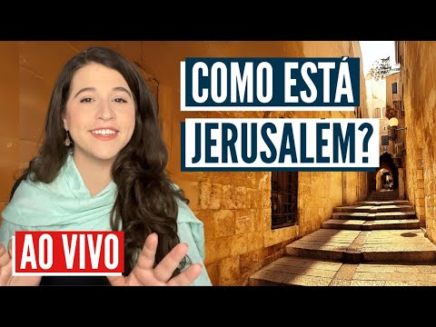 O QUE ESTÁ ACONTECENDO EM JERUSALEM? Hoje no Israel com Aline