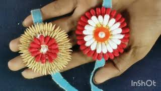 Diy Rakhi at home || handmade rakhi || rakhi making