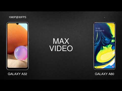 Samsung Galaxy A32 vs Samsung Galaxy A80 comparison