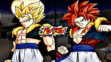 Super Gogeta Vs Gogeta SSJ4 (Enhanced Red Potara) | DBZ BUDOKAI TENKAICHI 3