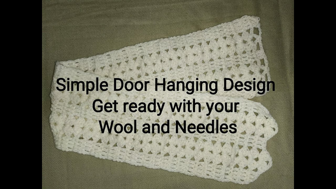 Crochet Door Hanging 4.1 YouTube