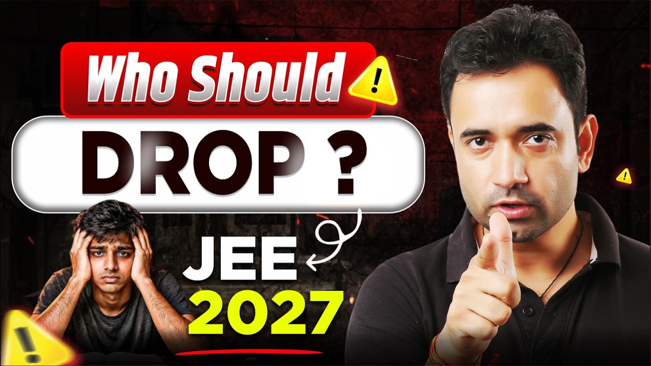 Should You Take a Drop After JEE 2026? Honest Guidance - YouTube