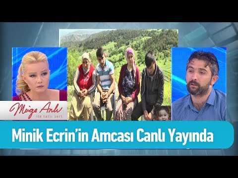 Minik Ecrin'in amcası canlı yayında - Müge Anlı ile Tatlı Sert 10 Mayıs 2019