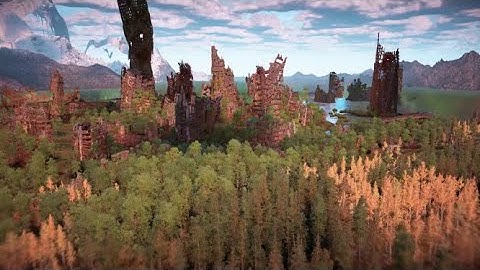 Devils Grief drone tour. Horizon Zero Dawn