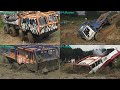 Truck off road from lite to heavy truck vehicles in action in truck trial @ Straz Pod Ralskem 2017