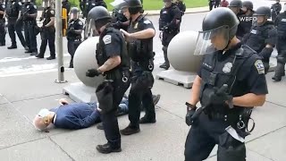 Another Round Of Protests Following George Floyd Memorial