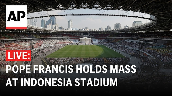 LANGSUNG: Paus Fransiskus gelar misa di Stadion Utama Jakarta saat kunjungannya ke Indonesia