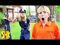 Prison escape backyard breakout challenge superherokids funny familys compilation