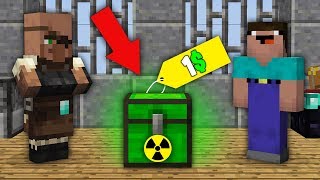 Minecraft NOOB vs PRO : NOOB BOUGHT THIS SUPER SECRET CHEST FOR 1$! Challenge 100% trolling