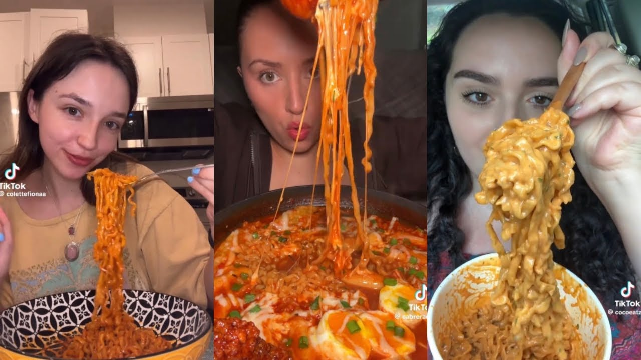THE BEST TIKTOK COMPILATION OF BULDAK MUKBANG!