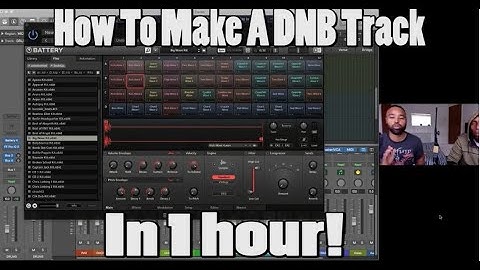 How To Make A DNB Track In 1 HouR! - Logic Pro X - Part 1