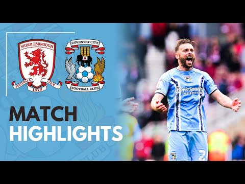 Middlesbrough Coventry Goals And Highlights