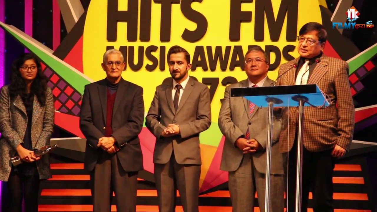 Rajendra Thapa Gets Lifetime Achievement Award at the 20th Hits FM Music Awards 2073