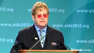 Elton John tells Aids conference 'I should be dead'