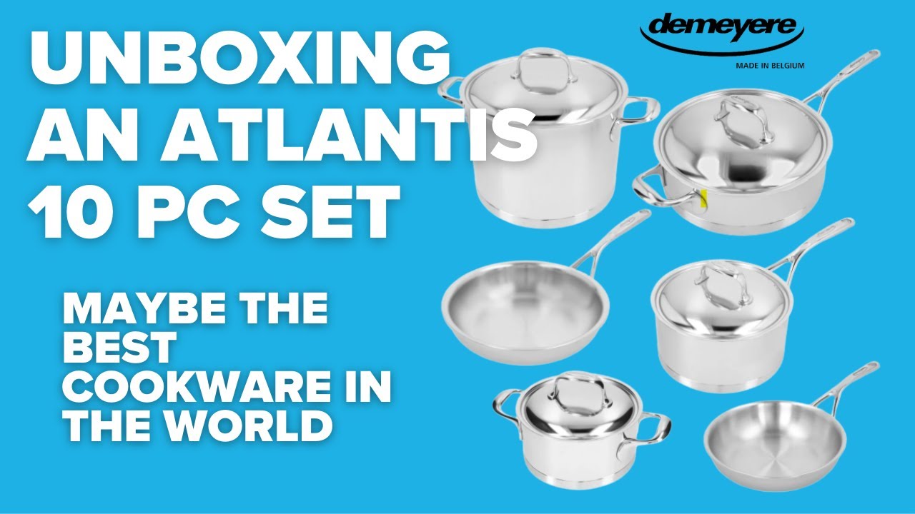 All-Clad d3 Stainless Steel 10-piece Cookware Set Unboxing