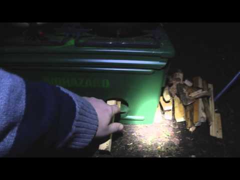 Steak Dinner In The Woods On Ammo Can Double Burner Rocket Stove-11-08-2015