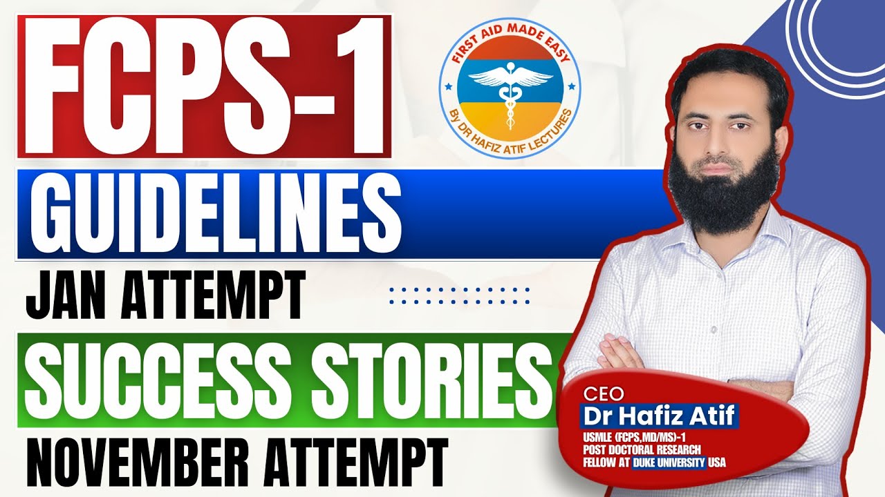📣 FCPS-1 JAN ATTEMPT GUIDELINES & SUCCESS STORIES WEBINAR