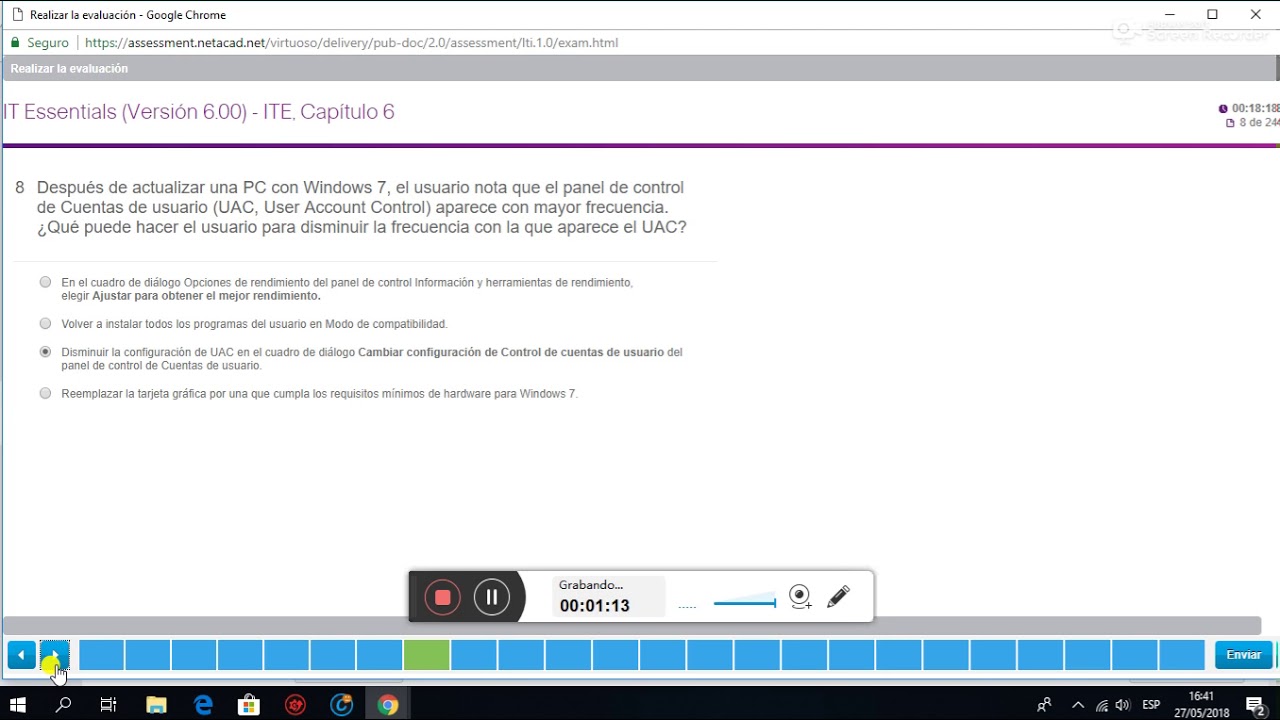 examen netacad (cisco) capitulo 6 6.0 - YouTube