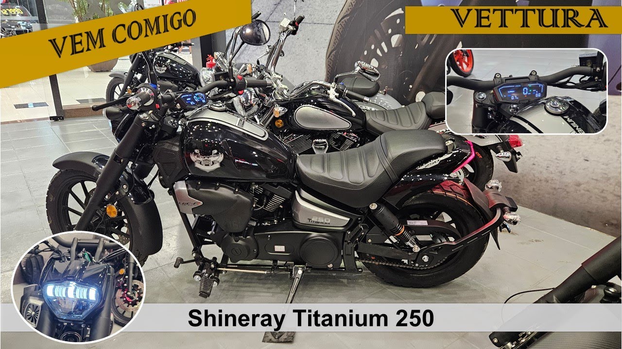 Shineray Titanium 250, a acessibilidade das motos custom