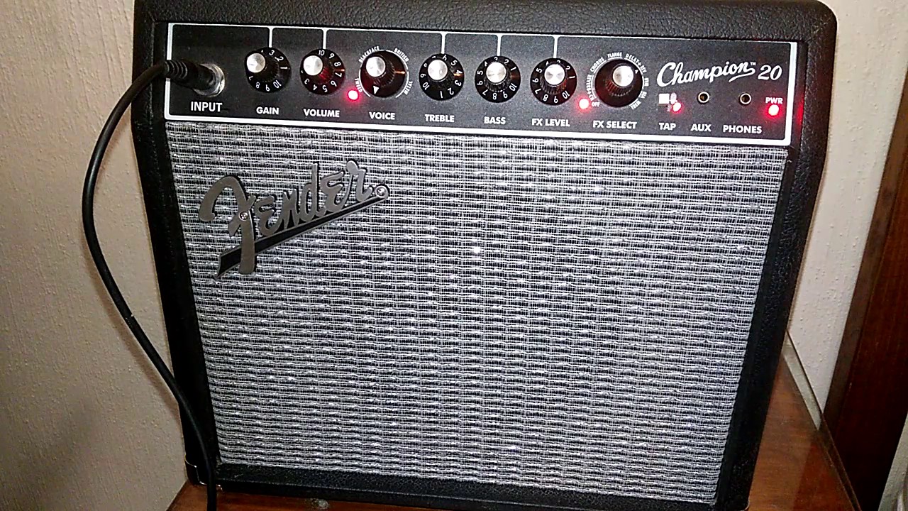 Fender Champion 20 (Modified) Guitar Modelling Amp by PTW Amps