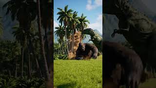 "Grass Field-এ Monster Fight! Godzilla Crash &amp; Kong Power Move 🔥"