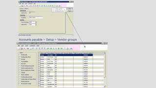Dynamics AX 2009 Vendor Setup