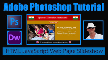 Make Web Page Slide Show in Dreameaver with HTML CSS Javascript to Make a Website Photo Slideshow