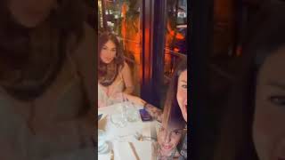 Alessia Fabiani, Pranzetto Con Le Amiche