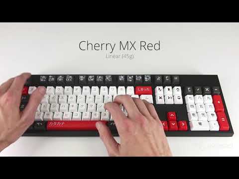 WASD - Mechanical Keyboards Cherry MX Switch Sound Comparison 2017 | Foci