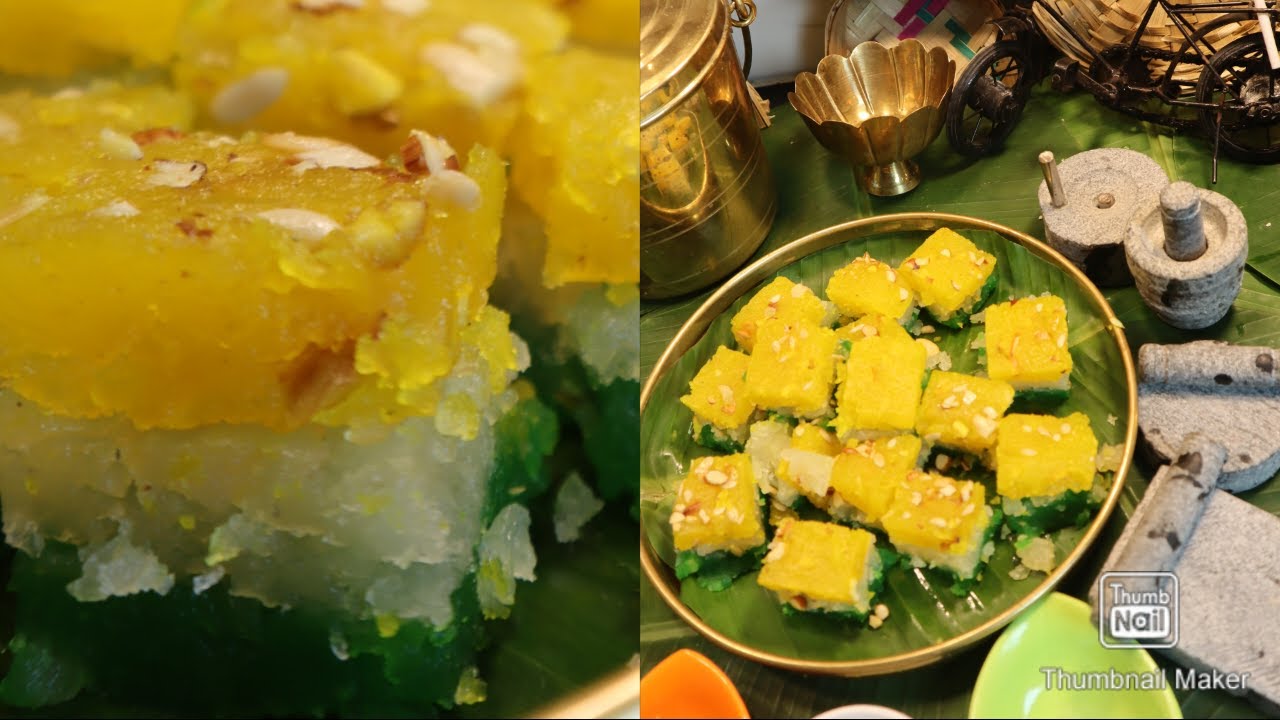 Bombay Halwa l Tricolour Bombay Halwa l cornflour halwa l Indian sweet