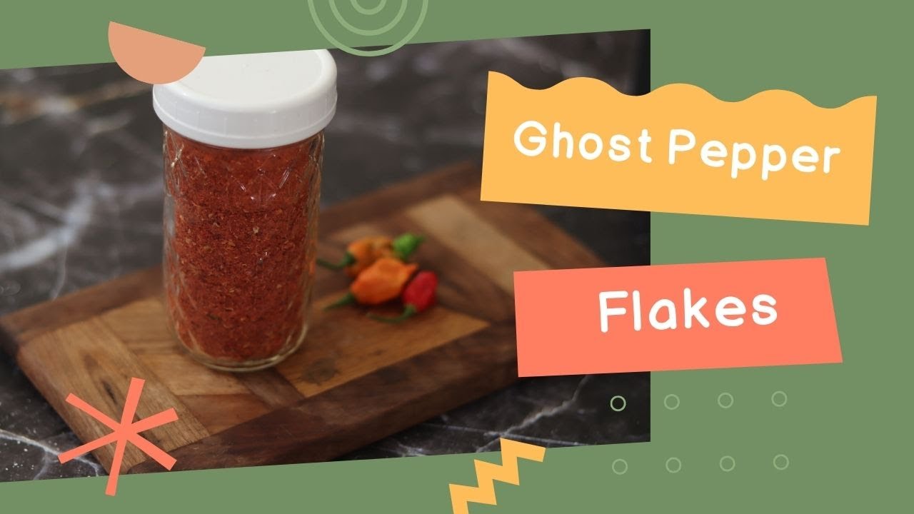 Ghost pepper Flakes How to make pepper flakes from fresh chilies