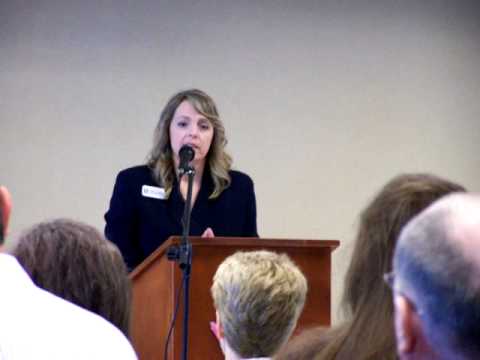 Diana Williams speaking at Rockdale county GA GOP ...