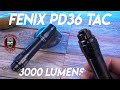 Fenix Pd36 TAC | A 3000 lumen tactical flashlight with a rotary switch!