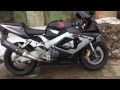 Заводим CBR929RR FireBlade после 5 месяцев простоя.